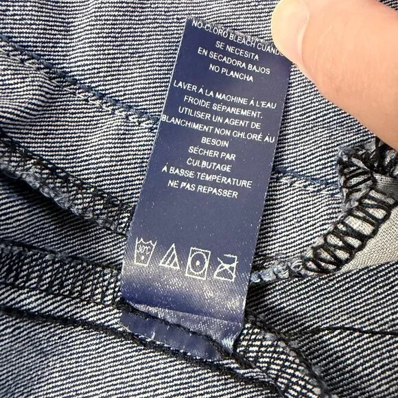 Tommy Hilfiger Tommy Girl Ruffle Denim Jacket Women’s M-L Jean Coat - Picture 11 of 11